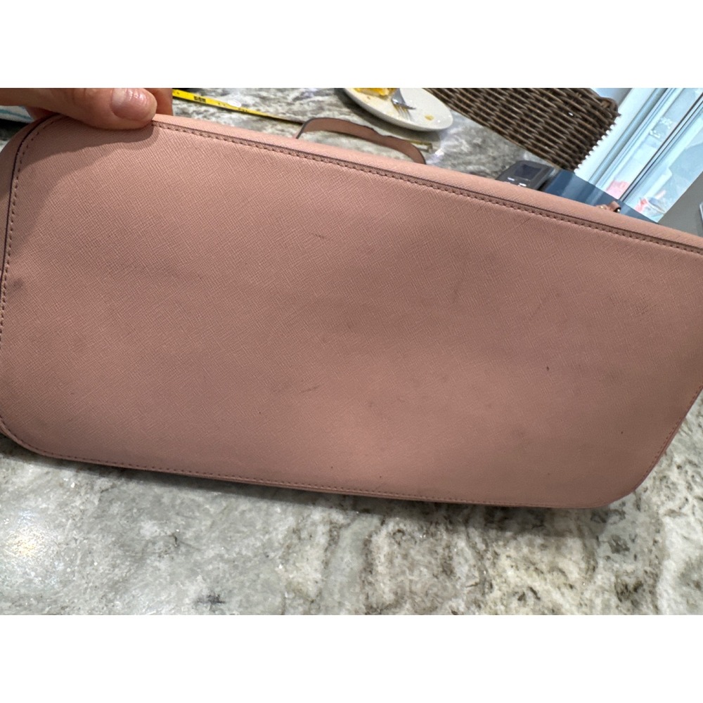 Michael Kors Arden Large Pebbled Leather Tote Bag in the "Powder Blush" shade - Picture 6 of 9